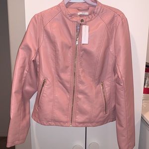 PINK MOTO JACKET